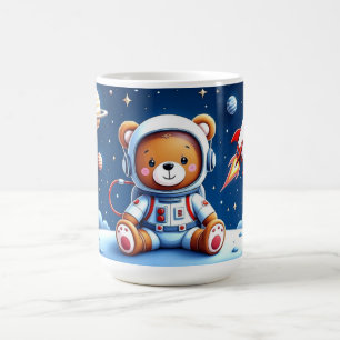 Mug Aventure de nounours astronaute souriant