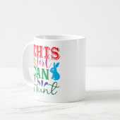 Mug Aventure de Pâques avec lapin - Cette fille peut c (Devant gauche)