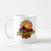 Mug Aventure de quatrième année | Enseignant de 4e ann (Gauche)