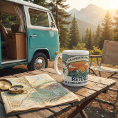 Mug Aventure de retraite vintage rétro