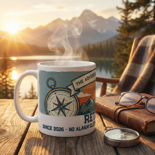 Mug Aventure de retraite vintage rétro