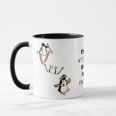 Mug Aventure de ski de pingouin (Gauche)