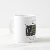 Mug Aventure de valise, parcourons le monde (Devant gauche)