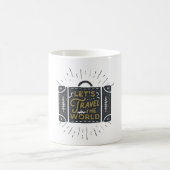Mug Aventure de valise, parcourons le monde (Centre)