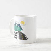 Mug Aventure de voyage amusante (Devant gauche)