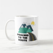 Mug Aventure de voyage amusante (Gauche)
