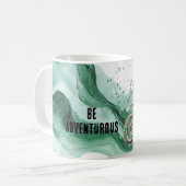 Mug Aventure en moto verte (Devant gauche)