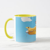 Mug Aventure en vol avec chien (Gauche)