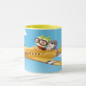 Mug Aventure en vol avec chien (Centre)