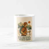 Mug Aventure Explorez le devis Randonnée Vintage (Centre)