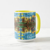 Mug Aventure jaune aztèque (Devant droit)