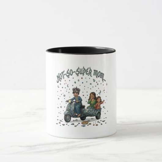 Mug Aventure marocaine de maman pas si super (Centre)