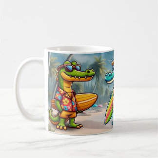 Mug Aventure sauvage de crocodiles en mer