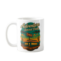 Aventure Servi Quotidien Retro Diner Imprimer