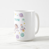 Mug Aventure spatiale d'astronaute mignonne pour les e (Devant droit)