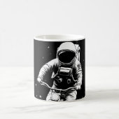 Mug Aventure spatiale de vélo astronaute cosmique (Centre)