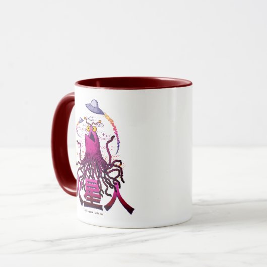 Mug Aventure spatiale martienne Yip Yip (Devant gauche)