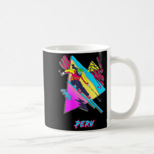Mug Aventure vibrante de ski péruvien graphique péruvi
