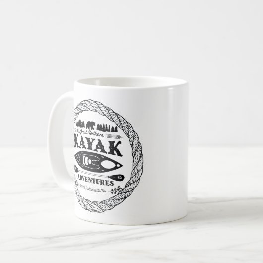 Mug Aventures de kayak (Devant gauche)