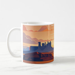 Mug Aventures de voyage pittoresques sur route sinueus
