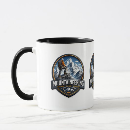 Mug Aventurier d'Exploration de Randonnée Inspirant .. (Gauche)