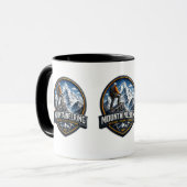 Mug Aventurier d'Exploration de Randonnée Inspirant .. (Devant gauche)