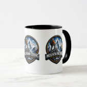 Mug Aventurier d'Exploration de Randonnée Inspirant .. (Devant droit)