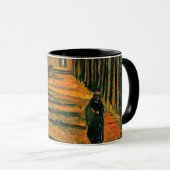 Mug Avenue des peupliers au coucher du soleil (Devant droit)