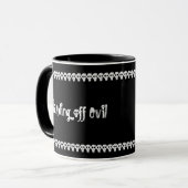 Mug Avertir le mal (Devant gauche)