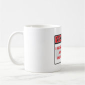 Mug avertissant j'ai une ukulélé 2000Warning que j'ai (Gauche)