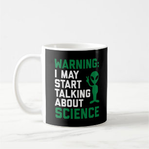 Mug Avertissant je peux commencer à parler de la