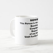 MUG AVERTISSEMENT ! (Devant gauche)