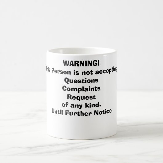 MUG AVERTISSEMENT ! (Centre)