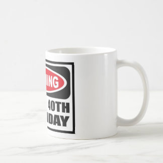 Mug Avertissement de 40
