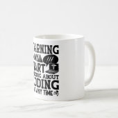 Mug Avertissement de codage de code Médicale Je peux c (Devant droit)