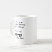 Mug Avertissement de matin (Devant gauche)