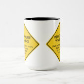 Mug Avertissement de ménopause (Centre)