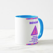 Mug Avertissement de ménopause (Devant droit)