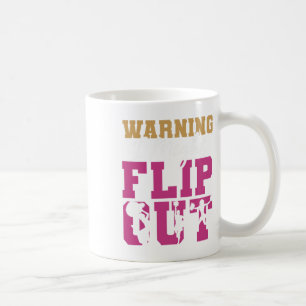 Mug Avertissement de pom-pom girls Je pourrais perdre