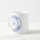 Mug Avertissement de scientifique (Devant gauche)