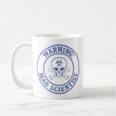 Mug Avertissement de scientifique (Gauche)