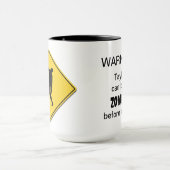 Mug Avertissement de zombie (Centre)