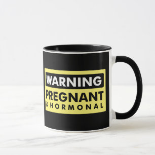 Mug Avertissement : Enceinte et hormonal