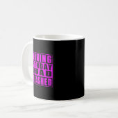 Mug Avertissement Escouade d'anniversaire Déchaînée Ci (Devant gauche)