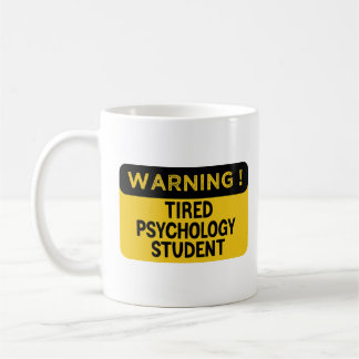 Mug Avertissement Fatigué Statistiques Étudiant