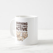 Mug Avertissement Frenchie Pets Actif (Devant gauche)