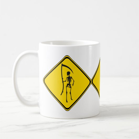 Mug Avertissement : Grim Reaper Xing ! (Gauche)