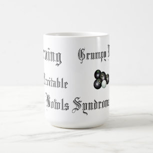 Mug Avertissement Grumpy Bowoman Femme Avec Des Bowles