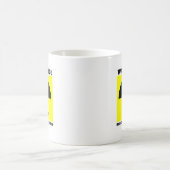 Mug Avertissement ! Intérieur radioactif (signe de (Centre)