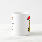 Mug Avertissement. J'ai un saxophone… (Centre)